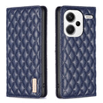 Custodia per telefono a conchiglia in pelle magnetica Diamond Lattice, For Xiaomi Redmi Note 13 Pro+ 5G, For Xiaomi Redmi Note 13 Pro 5G, For Xiaomi 13T / 13T Pro / Redmi K60 Ultra, For Xiaomi Redmi K70 / K70 Pro