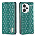 Custodia per telefono a conchiglia in pelle magnetica Diamond Lattice, For Xiaomi Redmi Note 13 Pro+ 5G, For Xiaomi Redmi Note 13 Pro 5G, For Xiaomi 13T / 13T Pro / Redmi K60 Ultra, For Xiaomi Redmi K70 / K70 Pro
