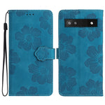 Custodia per cellulare in pelle con motivo floreale in rilievo, For Google Pixel 7a, For Google Pixel 6, For Google Pixel 6 Pro, For Google Pixel 6a