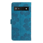 Custodia per cellulare in pelle con motivo floreale in rilievo, For Google Pixel 7a, For Google Pixel 6, For Google Pixel 6 Pro, For Google Pixel 6a