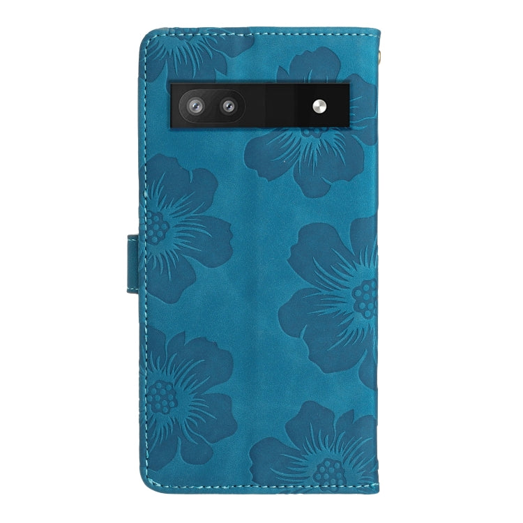 Custodia per cellulare in pelle con motivo floreale in rilievo, For Google Pixel 7a, For Google Pixel 6, For Google Pixel 6 Pro, For Google Pixel 6a