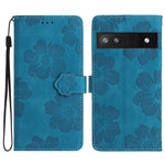 Custodia per cellulare in pelle con motivo floreale in rilievo, For Google Pixel 7a, For Google Pixel 6, For Google Pixel 6 Pro, For Google Pixel 6a