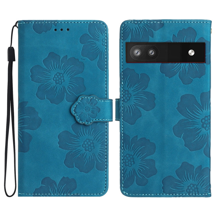 Custodia per cellulare in pelle con motivo floreale in rilievo, For Google Pixel 7a, For Google Pixel 6, For Google Pixel 6 Pro, For Google Pixel 6a