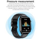 TK12 1,96 pollici IP67 Orologio intelligente con cinturino in silicone impermeabile Supporta ECG / Assistenza remota alle famiglie / Chiamata Bluetooth / Monitoraggio della temperatura corporea, Silicone Band (Blue), Silicone Band (Black)              ...