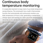 TK12 1,96 pollici IP67 Orologio intelligente con cinturino in pelle impermeabile Supporta ECG / Assistenza remota alle famiglie / Chiamata Bluetooth / Monitoraggio della temperatura corporea, Leather Band (Brown), Leather Band (Black)