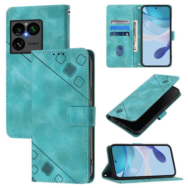 Custodia per telefono in pelle goffrata effetto pelle, For Sony Xperia 1 VIII, For Sony Xperia 10 VI, For Sony Xperia 1 VI, For Sony Xperia 5 VI