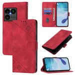 Custodia per telefono in pelle goffrata effetto pelle, For Sony Xperia 1 VIII, For Sony Xperia 10 VI, For Sony Xperia 1 VI, For Sony Xperia 5 VI