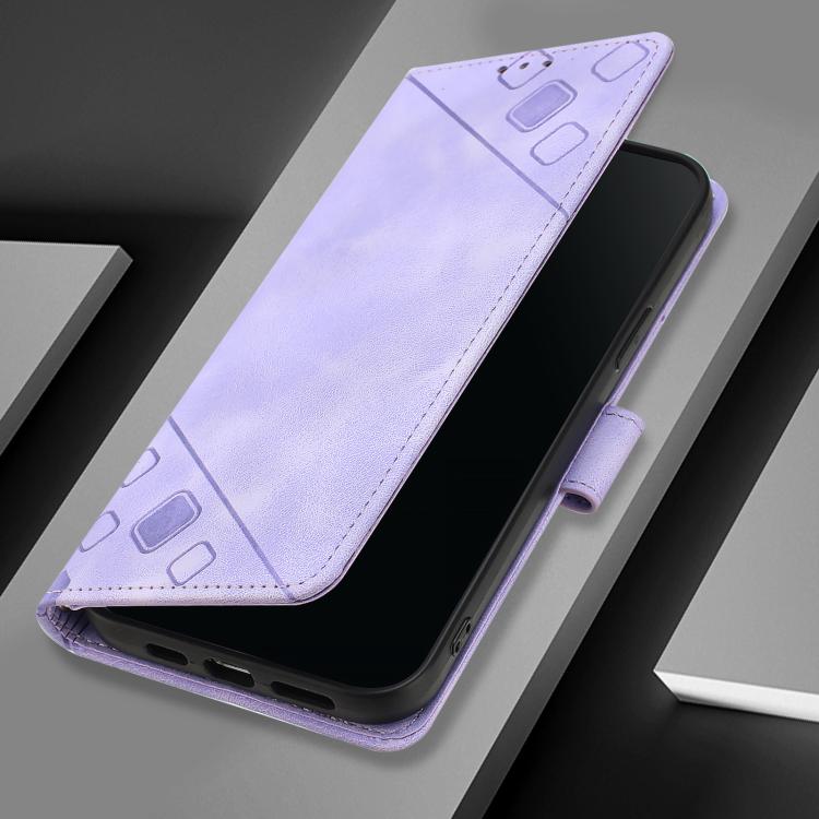 Custodia per telefono in pelle goffrata effetto pelle, For Sony Xperia 10 III / 10 III Lite