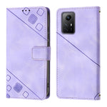 Custodia portafoglio in pelle goffrata per Xiaomi Redmi Note 12S