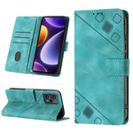 Custodia portafoglio in pelle goffrata per Xiaomi Redmi K70