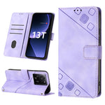 Custodia portafoglio in pelle goffrata per Xiaomi Redmi K70