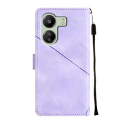 Custodia per telefono in pelle goffrata effetto pelle, For Xiaomi Redmi 13C, For Xiaomi Redmi Note 13 Pro+ 5G, For Xiaomi Redmi Note 13 Pro 5G Global, For Xiaomi Poco M6 Pro 5G / Redmi 12 4G / 5G