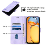 Custodia per telefono in pelle goffrata effetto pelle, For Xiaomi Redmi 13C, For Xiaomi Redmi Note 13 Pro+ 5G, For Xiaomi Redmi Note 13 Pro 5G Global, For Xiaomi Poco M6 Pro 5G / Redmi 12 4G / 5G