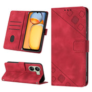 Custodia per telefono in pelle goffrata effetto pelle, For Xiaomi Redmi 13C, For Xiaomi Redmi Note 13 Pro+ 5G, For Xiaomi Redmi Note 13 Pro 5G Global, For Xiaomi Poco M6 Pro 5G / Redmi 12 4G / 5G