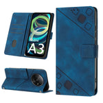 Custodia portafoglio in pelle goffrata per Xiaomi Poco F6