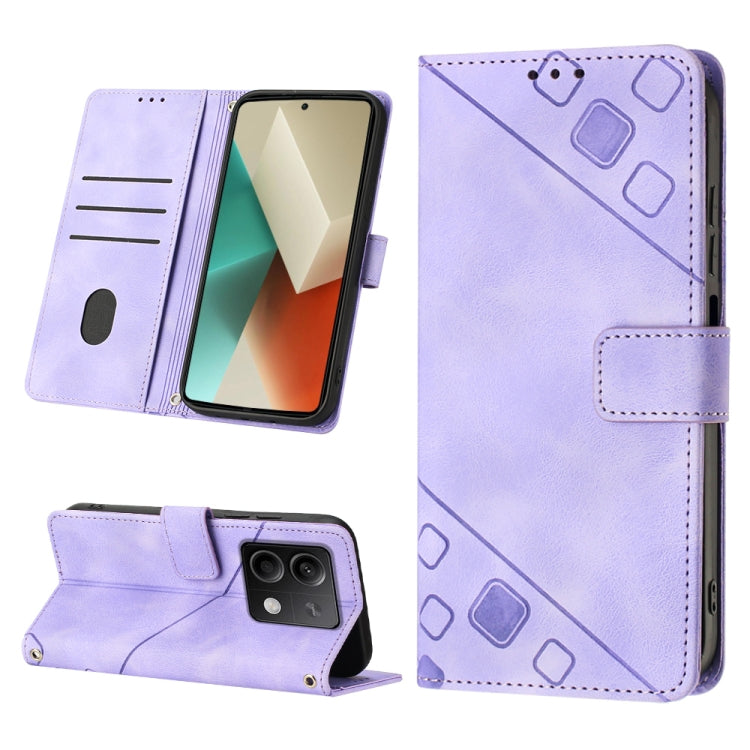 Custodia portafoglio in pelle goffrata per Xiaomi 14 Ultra