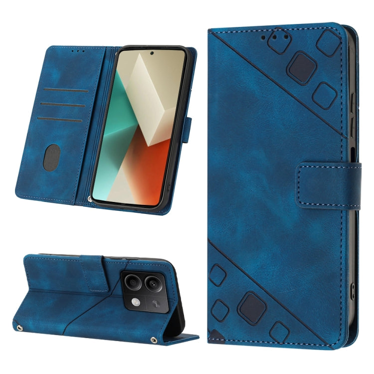 Custodia portafoglio in pelle goffrata per Xiaomi 14 Ultra