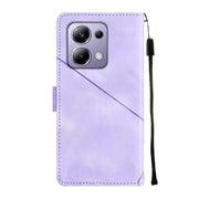 Custodia per telefono in pelle goffrata effetto pelle, For Xiaomi Redmi Note 13 Pro 4G Global, For Xiaomi Redmi Note 13 4G Global, For Xiaomi Redmi K70E, For Xiaomi Poco X6 Pro