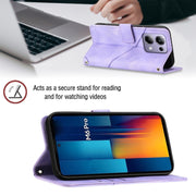 Custodia per telefono in pelle goffrata effetto pelle, For Xiaomi Redmi Note 13 Pro 4G Global, For Xiaomi Redmi Note 13 4G Global, For Xiaomi Redmi K70E, For Xiaomi Poco X6 Pro