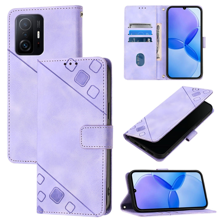 Custodia portafoglio in pelle goffrata per Xiaomi Civi 1S