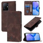 Custodia portafoglio in pelle goffrata per Xiaomi Civi 1S