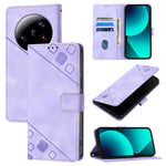 Custodia portafoglio in pelle goffrata per Xiaomi Redmi Note 12S