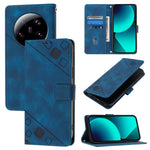 Custodia portafoglio in pelle goffrata per Xiaomi Redmi Note 12S
