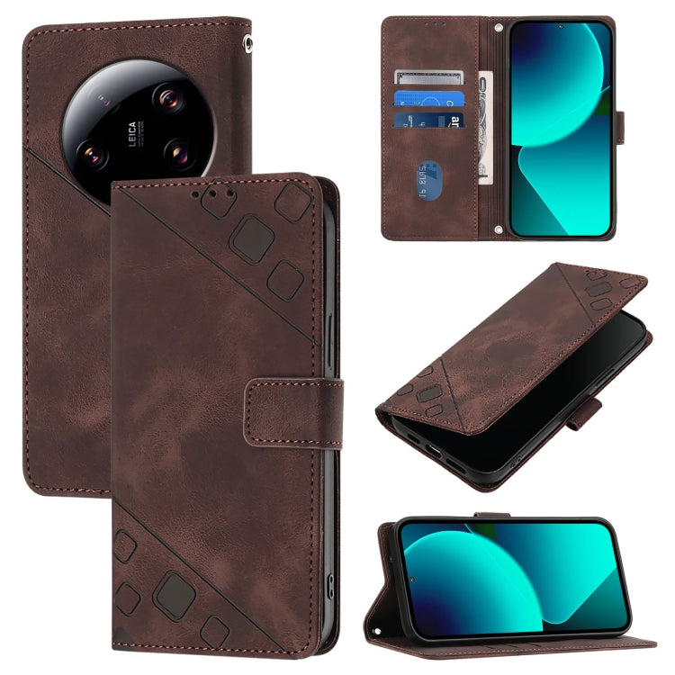 Custodia portafoglio in pelle goffrata per Xiaomi Redmi Note 12S