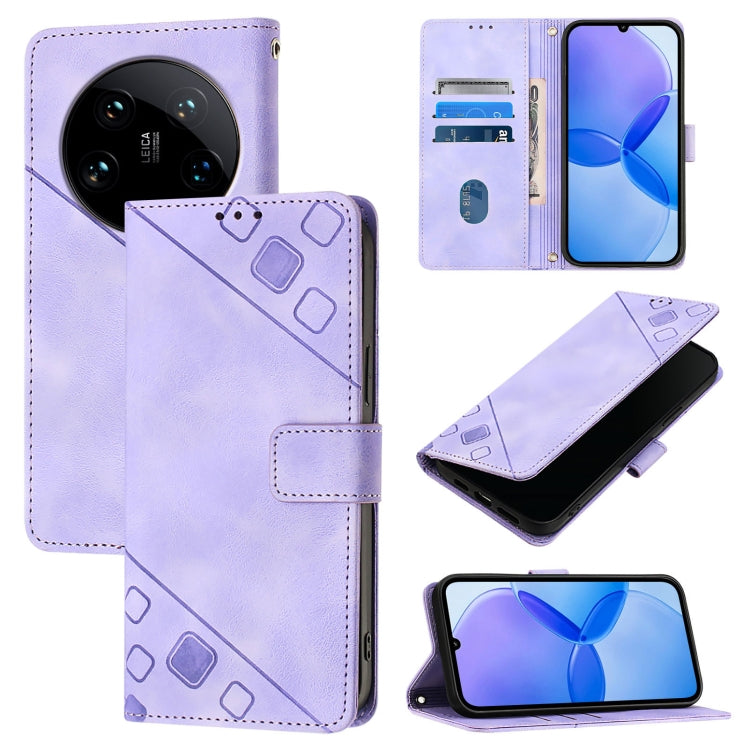 Custodia per telefono in pelle goffrata effetto pelle, For Xiaomi 14 Ultra, For Xiaomi 14 Pro, For Xiaomi 14, For Xiaomi Redmi Note 13 5G Global