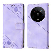 Custodia per telefono in pelle goffrata effetto pelle, For Xiaomi 14 Ultra, For Xiaomi 14 Pro, For Xiaomi 14, For Xiaomi Redmi Note 13 5G Global