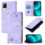 Custodia per telefono in pelle goffrata effetto pelle, For Xiaomi Civi 1S, For Xiaomi Poco M4 Pro 5G / Redmi Note 11S 5G, For Xiaomi Poco M2 Pro / Redmi Note 10 Lite, For Xiaomi 11T / 11T Pro
