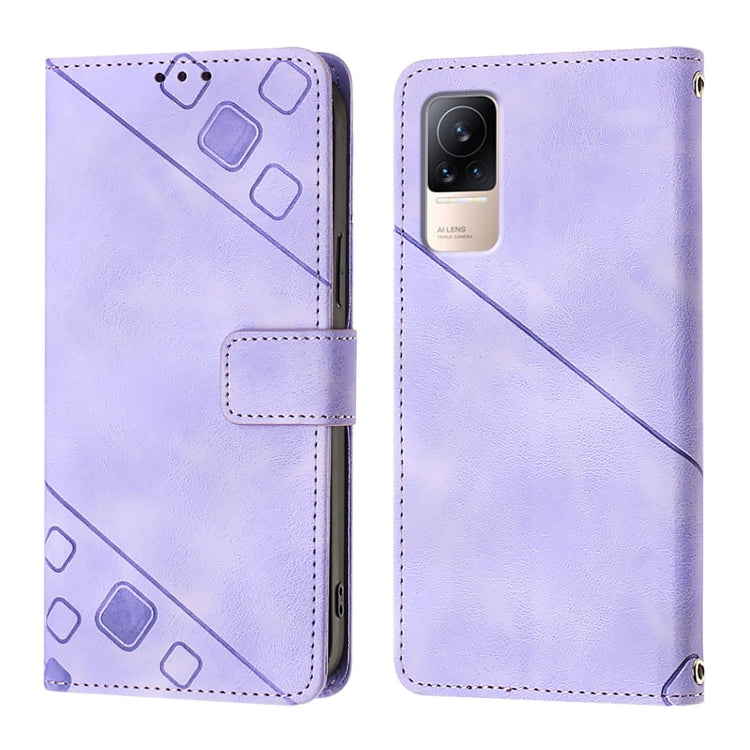 Custodia portafoglio in pelle goffrata per Xiaomi Civi 1S