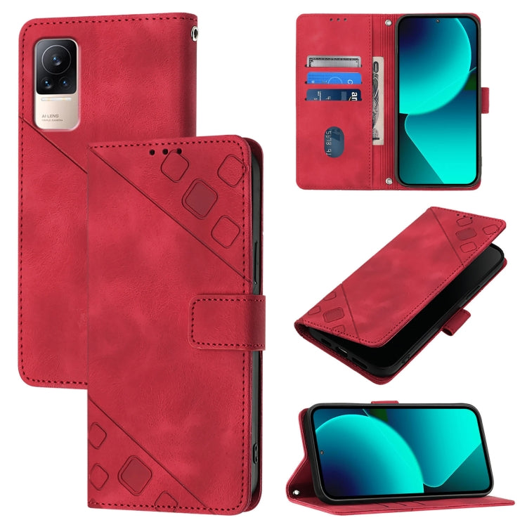 Custodia portafoglio in pelle goffrata per Xiaomi Civi 1S