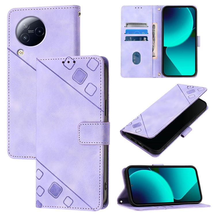 Custodia per telefono in pelle goffrata effetto pelle, For Xiaomi Civi 3, For Xiaomi Poco M5s / Redmi Note 11 SE India, For Xiaomi Poco X4 NFC 5G, For Xiaomi Redmi Note 11 Pro+ 5G EU