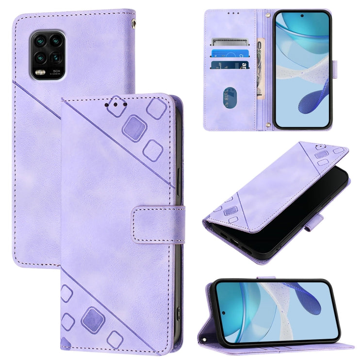 Custodia per telefono in pelle goffrata effetto pelle, For Xiaomi Mi 10 Lite 5G, For Xiaomi Redmi 8 / Redmi 8A, For Xiaomi Mi CC9 / Mi 9 Lite, For Xiaomi Redmi Note 8