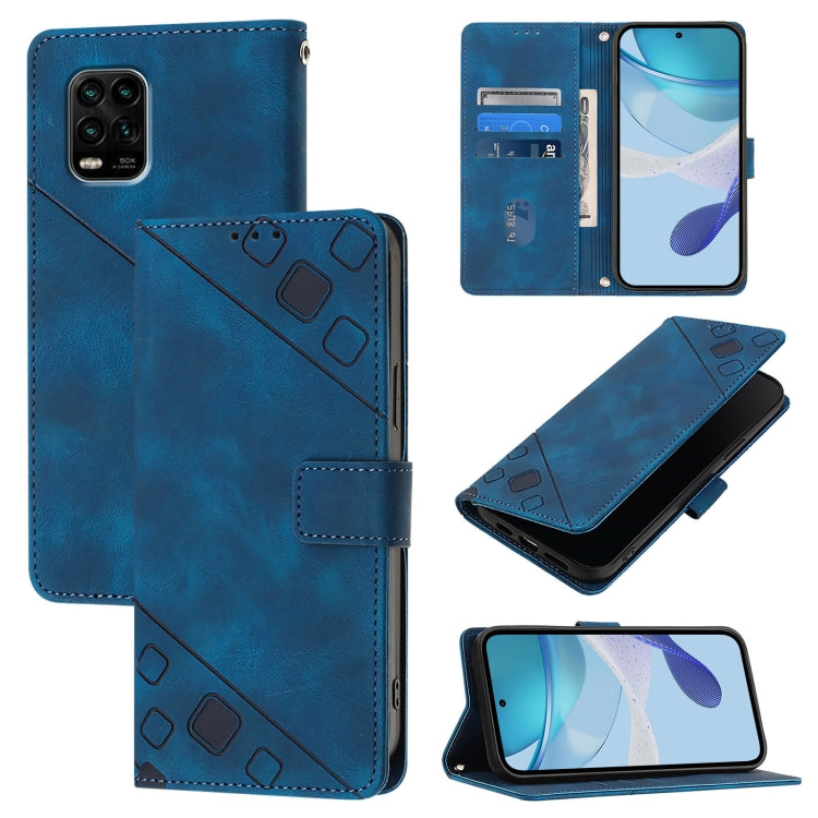 Custodia per telefono in pelle goffrata effetto pelle, For Xiaomi Mi 10 Lite 5G, For Xiaomi Redmi 8 / Redmi 8A, For Xiaomi Mi CC9 / Mi 9 Lite, For Xiaomi Redmi Note 8