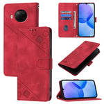 Custodia portafoglio in pelle goffrata per Xiaomi Mi 11