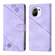 Custodia per telefono in pelle goffrata effetto pelle, For Xiaomi Mi 11, For Xiaomi Redmi Note 9 4G / Redmi 10X 4G, For Xiaomi Mi 10T 5G / Mi 10T Pro 5G, For Xiaomi Mi 10T Lite 5G