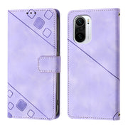 Custodia per telefono in pelle goffrata effetto pelle, For Xiaomi Poco F3 / Redmi K40 / K40 Pro, For Xiaomi Poco X3 / Poco X3 Pro, For Xiaomi Mi 11 Lite / Mi 11 Lite 5G, For Xiaomi Mi 11 Ultra