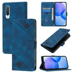 Custodia per telefono in pelle goffrata effetto pelle, For Xiaomi Mi 10 Lite 5G, For Xiaomi Redmi 8 / Redmi 8A, For Xiaomi Mi CC9 / Mi 9 Lite, For Xiaomi Redmi Note 8