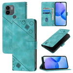 Custodia portafoglio in pelle goffrata per Xiaomi Redmi Note 12S