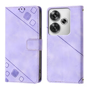 Custodia per telefono in pelle goffrata effetto pelle, For Xiaomi Poco F6, For Xiaomi Poco M6 Pro 4G, For Xiaomi Poco X6 Neo 5G Global, For Xiaomi Redmi A3
