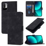 Custodia portafoglio in pelle goffrata per Xiaomi Redmi 9A