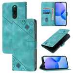 Custodia per telefono in pelle goffrata effetto pelle, For Xiaomi Mi 10 Lite 5G, For Xiaomi Redmi 8 / Redmi 8A, For Xiaomi Mi CC9 / Mi 9 Lite, For Xiaomi Redmi Note 8