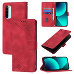 Custodia per telefono in pelle goffrata effetto pelle, For Xiaomi Mi 10 Lite 5G, For Xiaomi Redmi 8 / Redmi 8A, For Xiaomi Mi CC9 / Mi 9 Lite, For Xiaomi Redmi Note 8