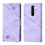 Custodia portafoglio in pelle goffrata per Xiaomi Redmi Note 8 Pr