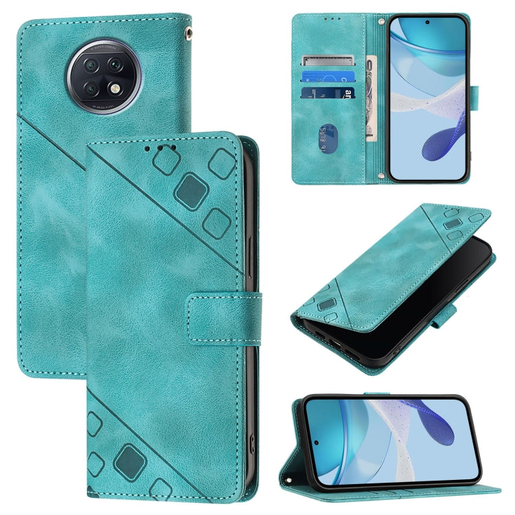 Custodia per telefono in pelle goffrata effetto pelle, For Xiaomi Mi 11 Pro, For Xiaomi Redmi Note 10 Pro 4G, For Xiaomi Poco M3 / Redmi 9 Power, For Xiaomi Redmi Note 9T Global
