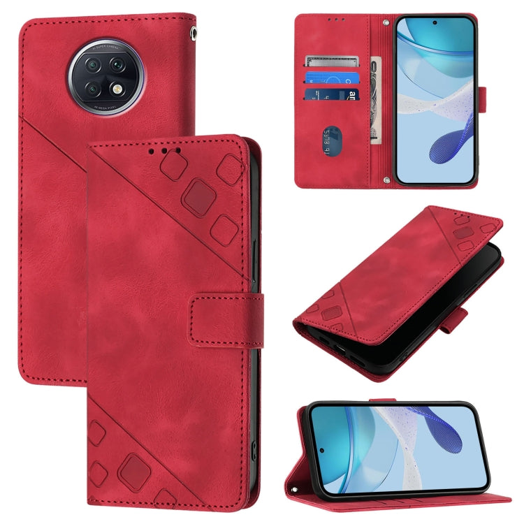 Custodia per telefono in pelle goffrata effetto pelle, For Xiaomi Mi 11 Pro, For Xiaomi Redmi Note 10 Pro 4G, For Xiaomi Poco M3 / Redmi 9 Power, For Xiaomi Redmi Note 9T Global