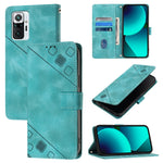 Custodia per telefono in pelle goffrata effetto pelle, For Xiaomi Mi 11 Pro, For Xiaomi Redmi Note 10 Pro 4G, For Xiaomi Poco M3 / Redmi 9 Power, For Xiaomi Redmi Note 9T Global