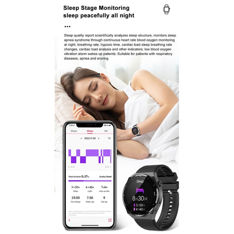 TK20 1,39 pollici IP68 Orologio intelligente con cinturino in silicone impermeabile Supporta ECG / Cura delle famiglie a distanza / Monitoraggio della temperatura corporea, Silicone Band (Red), Silicone Band (Black), Silicone Band (Blue)
